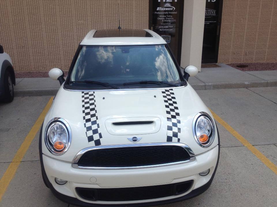 Love the black on black stripes!  Mini cars, Mini cooper custom